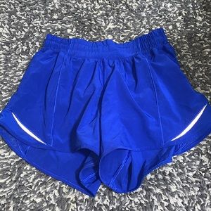 Royal blue lululemon shorts